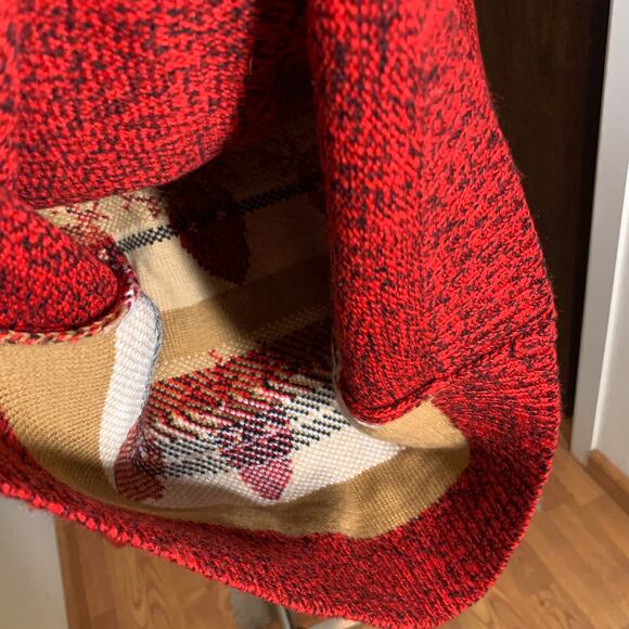 Karen Scott Christmas Holiday Sweater Reindeer Santa Size M - Picture 9 of 11